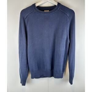J.Crew Men’s Sweater Small Navy Blue Knit Crewneck Pullover Re-Imagined
